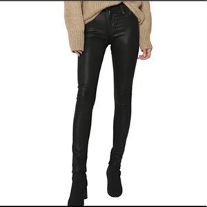 J Brand steel coated super skinny jeans